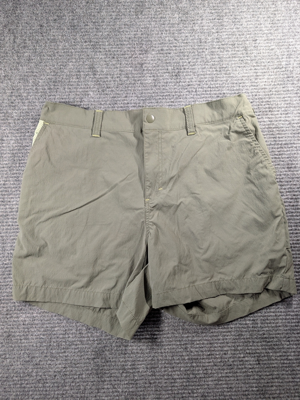 Cotopaxi Women's Tolima Shorts Olive Green Size Lg. Hiking Performance Shorts